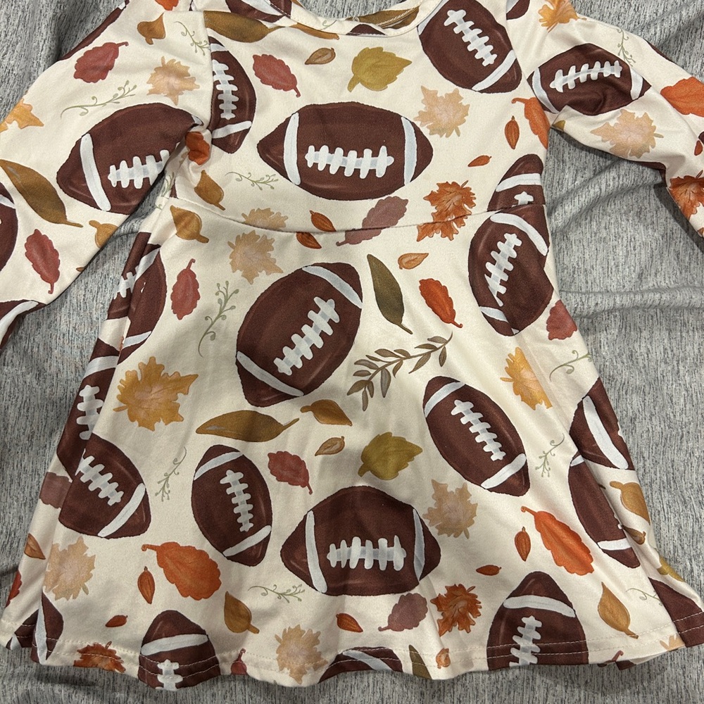 Marie Nicole's Football Print Dress